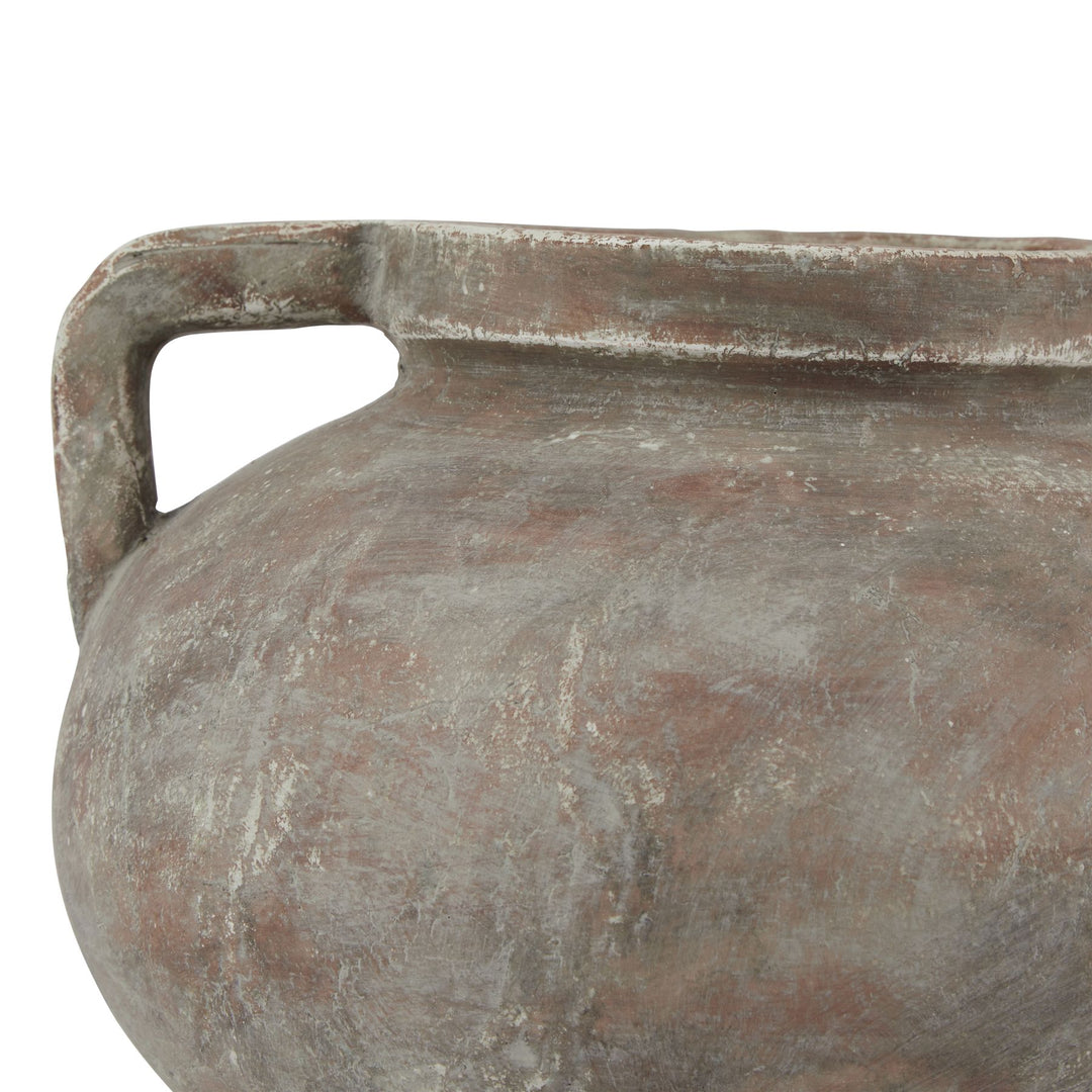 Siena Brown Pelike Pot by Hill Interiors