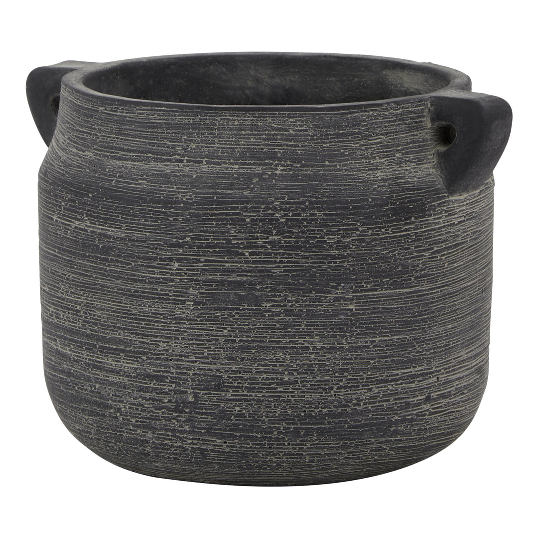 Amalfi Grey Hydria Pot by Hill Interiors