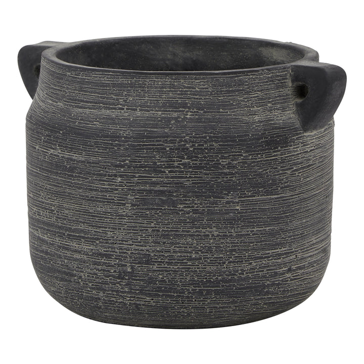 Amalfi Grey Hydria Pot by Hill Interiors