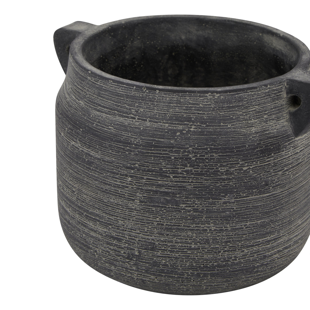 Amalfi Grey Hydria Pot by Hill Interiors