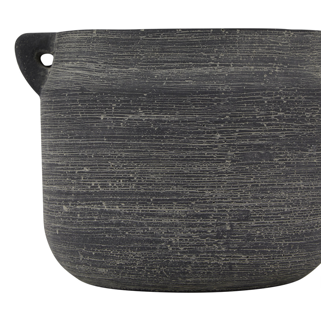 Amalfi Grey Hydria Pot by Hill Interiors