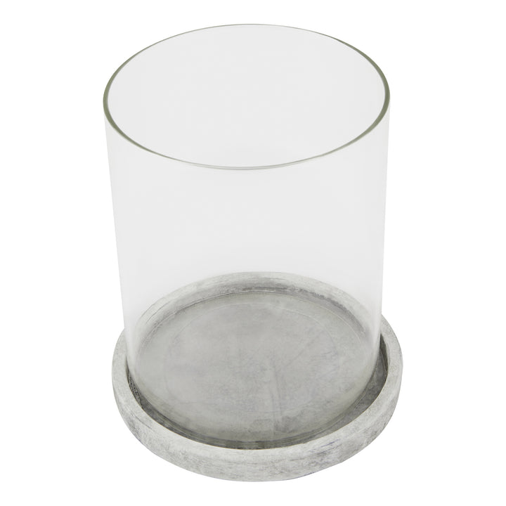 Athena Stone Large Hurricane Lantern
