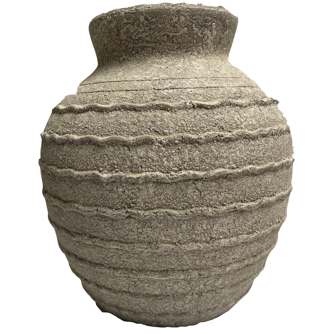 Large Tuscan Grey Vase by Hill Interiors