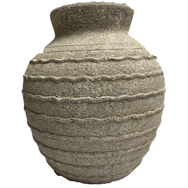 Large Tuscan Grey Vase by Hill Interiors