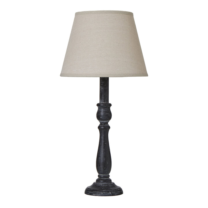Ravenna Column Table Lamp With Linen Shade by Hill Interiors