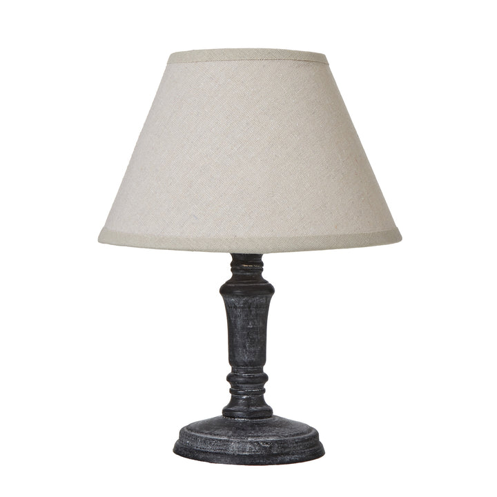 Palmyra Column Table Lamp With Linen Shade by Hill Interiors