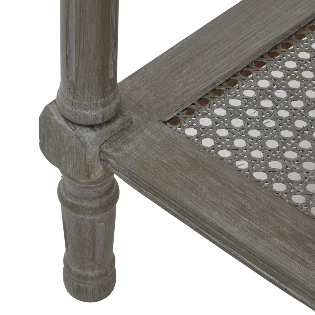 The Serene Rattan Collection Side Table by Hill Interiors