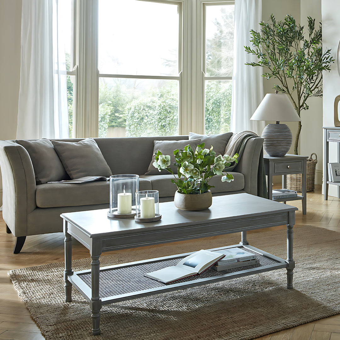 The Serene Rattan Collection Coffee Table by Hill Interiors