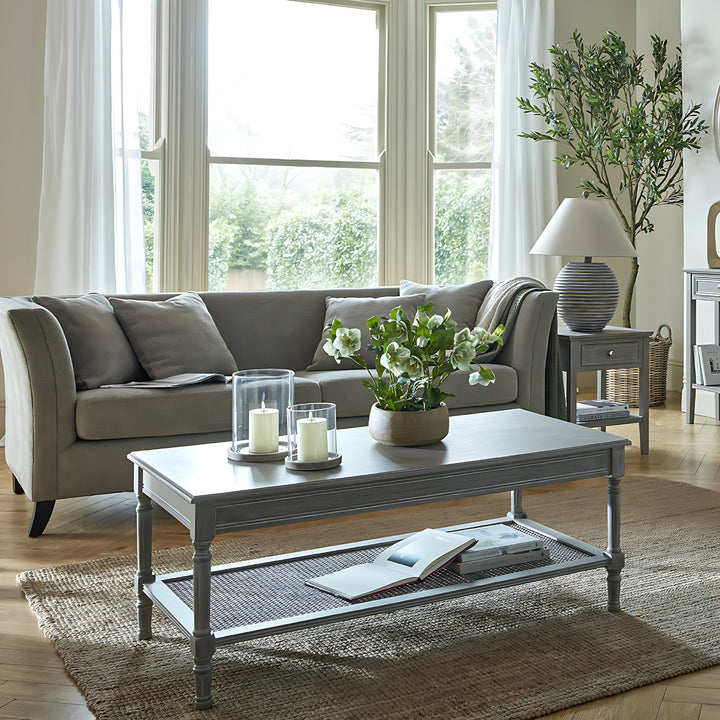 The Serene Rattan Collection Coffee Table by Hill Interiors