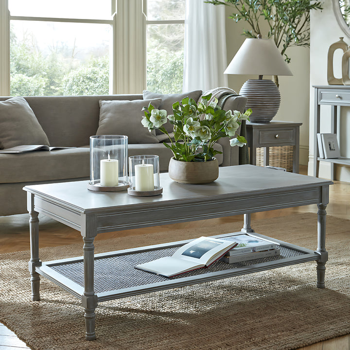 The Serene Rattan Collection Coffee Table by Hill Interiors