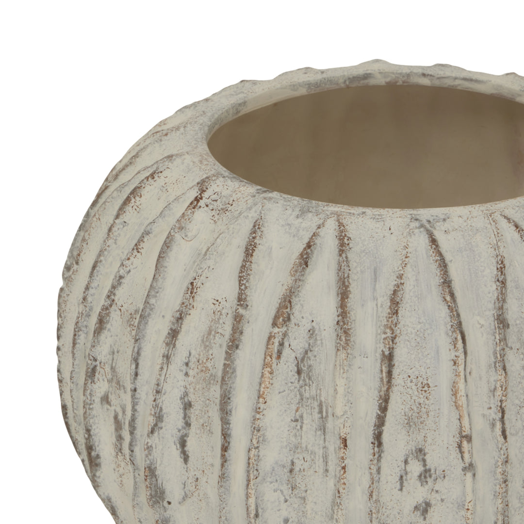 Lorenzo Rotund Fin Vase by Hill Interiors