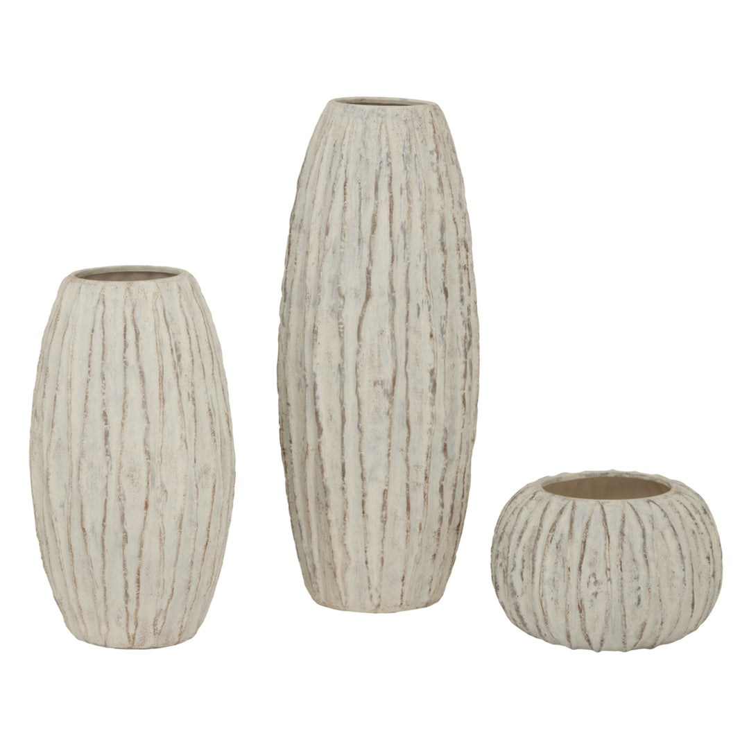 Lorenzo Rotund Fin Vase by Hill Interiors