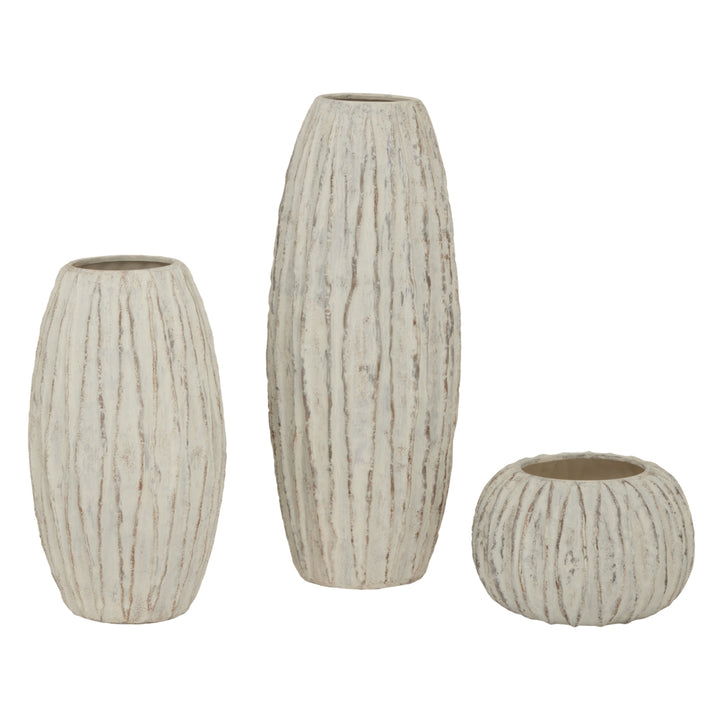 Lorenzo Rotund Fin Vase by Hill Interiors