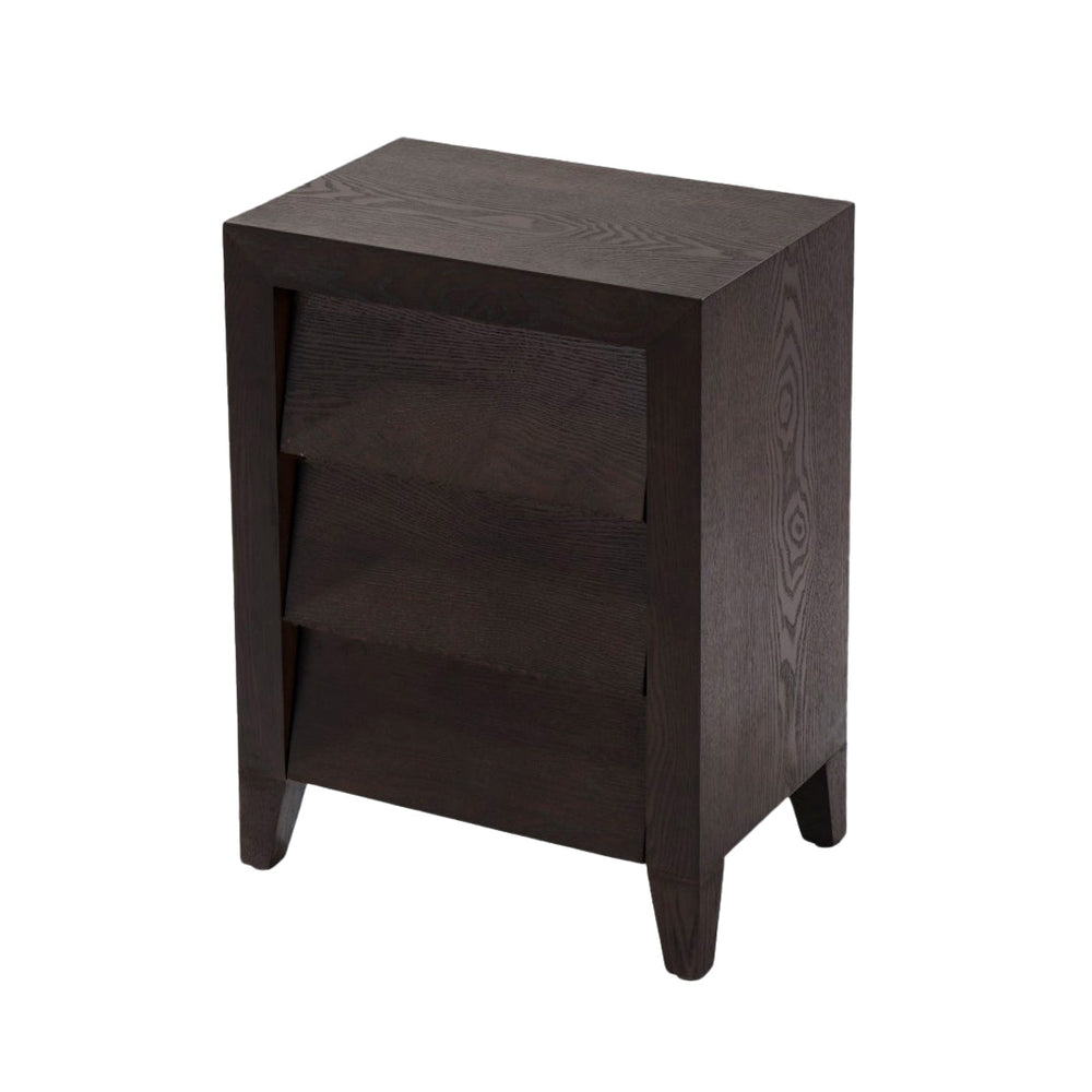 Brio Chocolate Finish Bedside Table