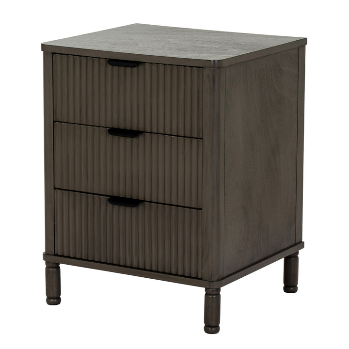 Reed Collection 3 Drawer Bedside Table by Hill Interiors
