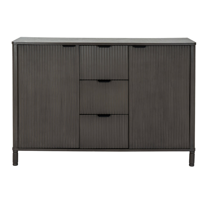 Reed Collection 3 Drawer 2 Door Cabinet by Hill Interiors