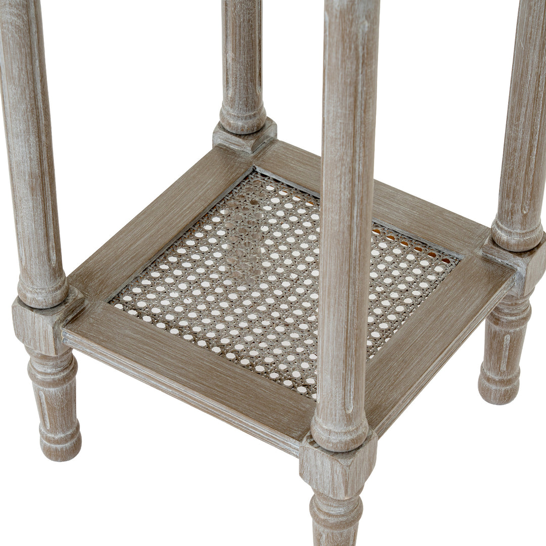 Serene Rattan Collection Small Side Table by Hill Interiors