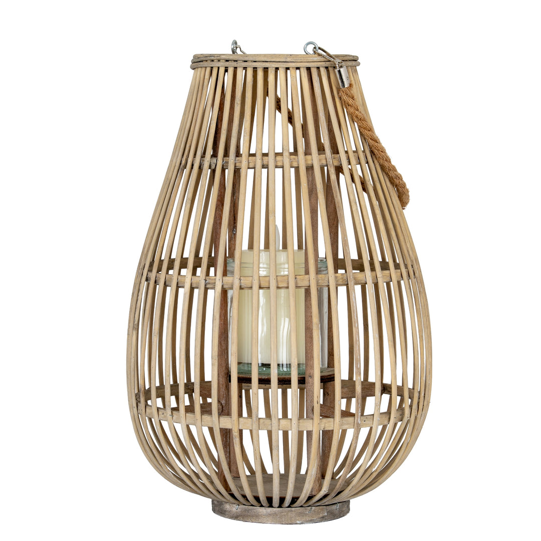 Medium Ellipse Lantern With Glass Holder by Hill Interiors