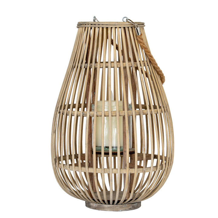 Medium Ellipse Lantern With Glass Holder by Hill Interiors