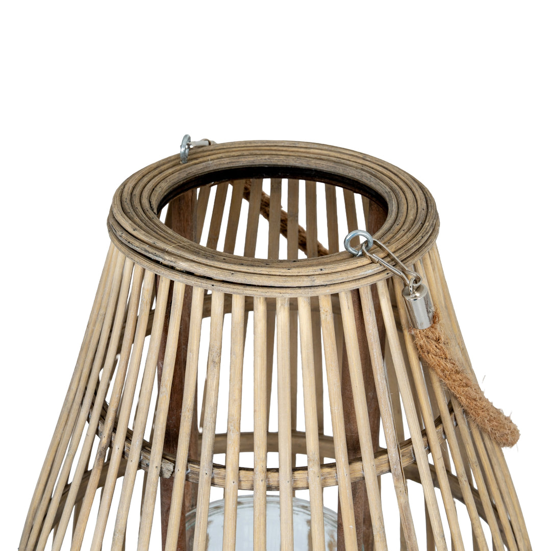 Medium Ellipse Lantern With Glass Holder by Hill Interiors