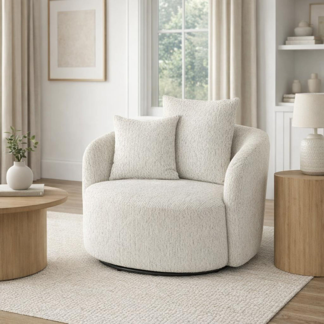 Sorelle Swivel Chair by Hill Interiors
