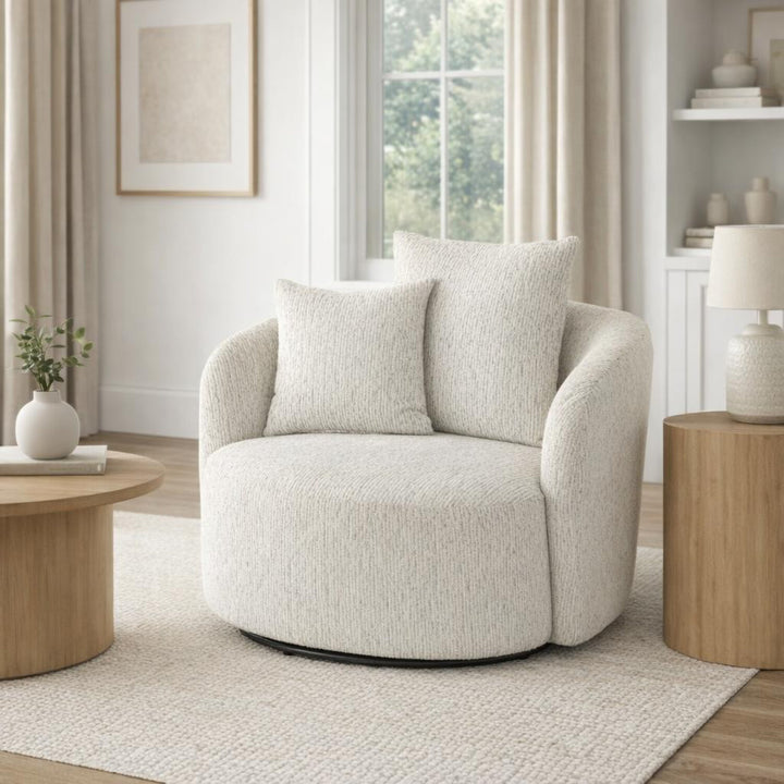Sorelle Swivel Chair by Hill Interiors
