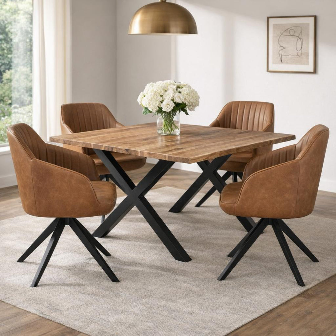 Uppsala Tan Chair by Hill Interiors