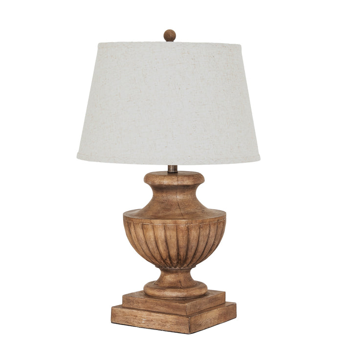 Marbelle Table Lamp With Edged Linen Shade by Hill Interiors