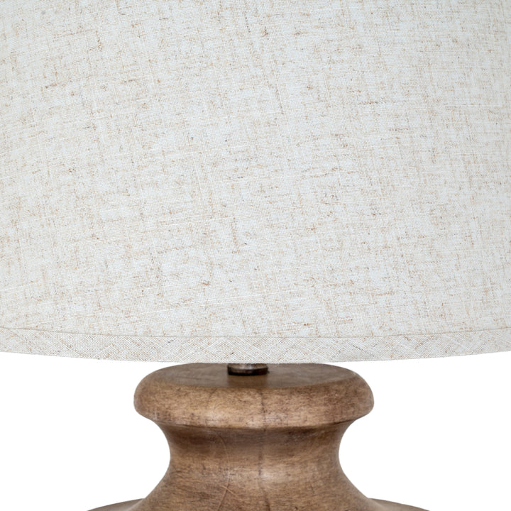 Marbelle Table Lamp With Edged Linen Shade by Hill Interiors