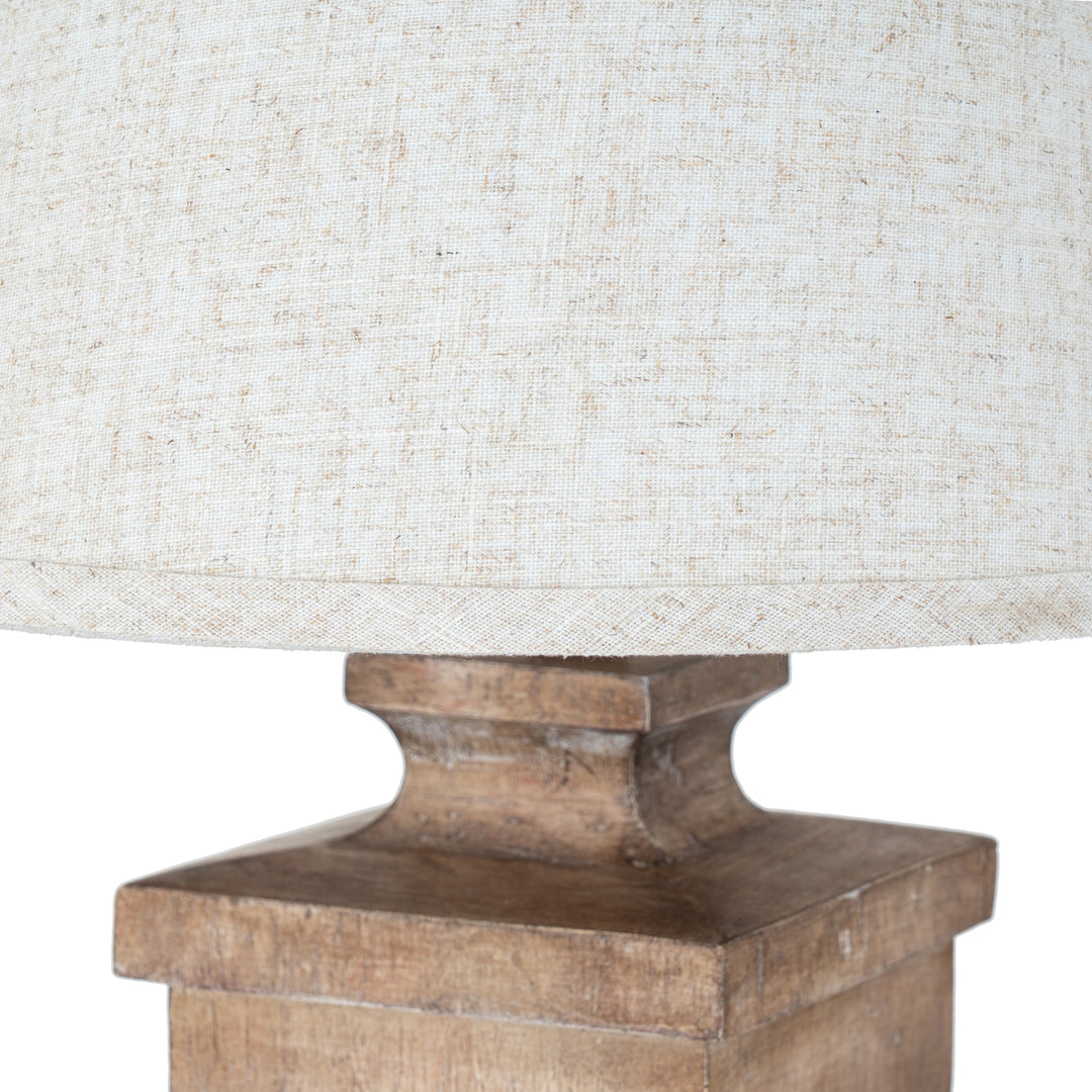 Ravelle Table Lamp With Edged Linen Shade by Hill Interiors