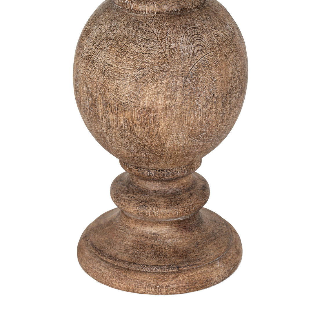 Clarion Table Lamp With Edged Linen Shade