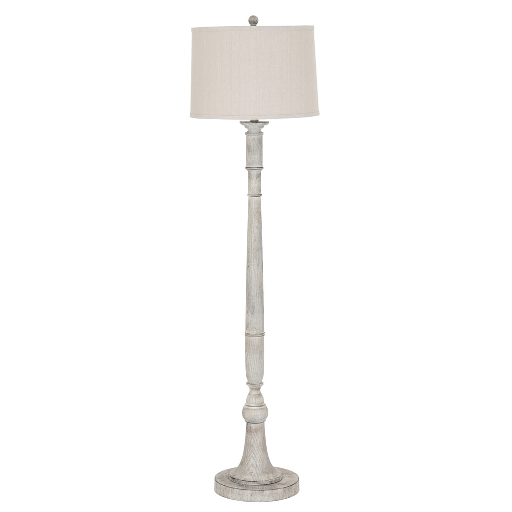 Stella Floor Lamp With Linen Shade by Hill Interiors