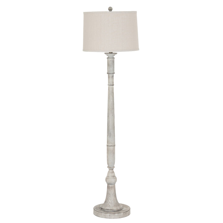 Stella Floor Lamp With Linen Shade by Hill Interiors
