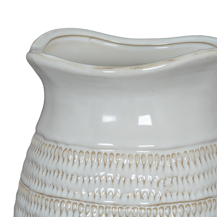 Tava Medium Hewn Vase by Hill Interiors