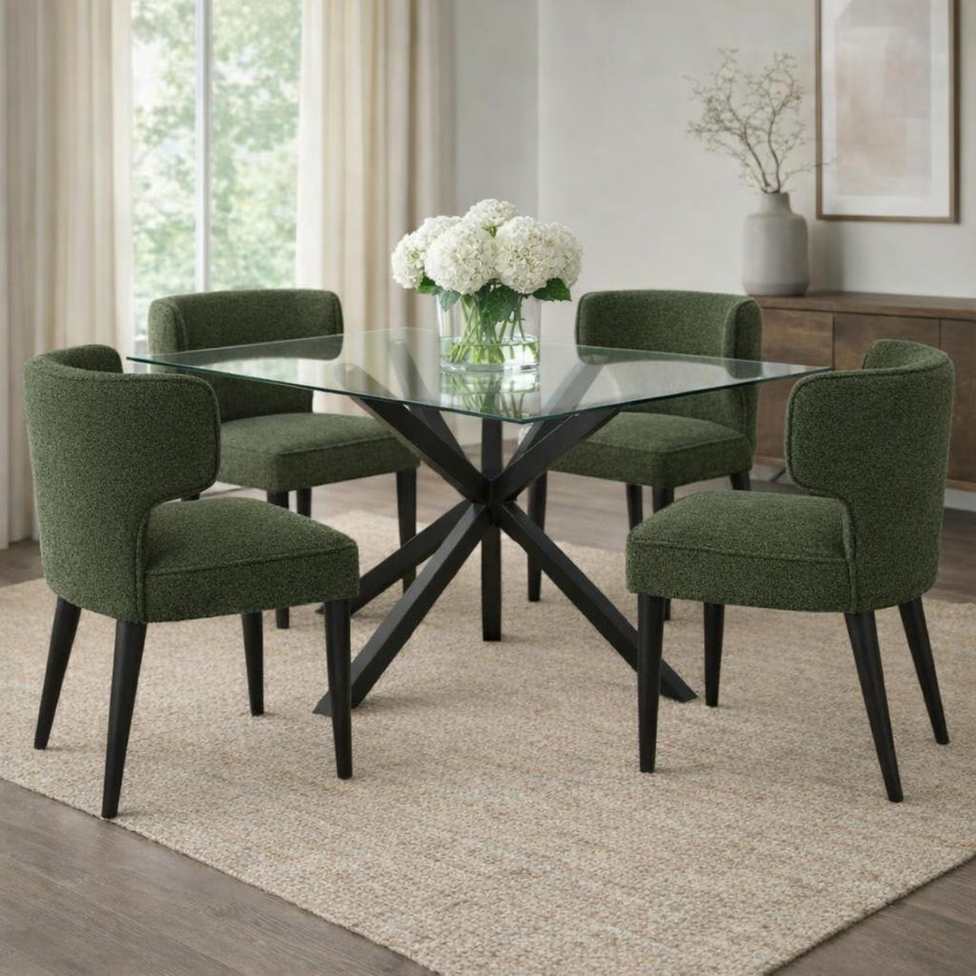 Avia Moss Dining Chair by Hill Interiors