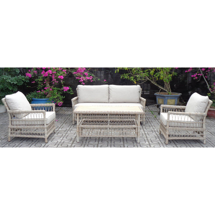 Provence Collection Outdoor 4 Seater Lounge Set by Hill Interiors