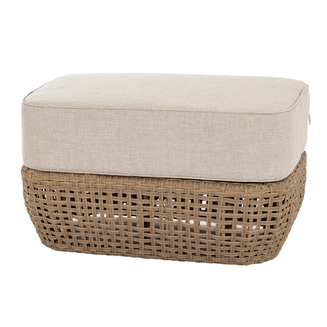 Bloom Collection Outdoor Footstool by Hill Interiors