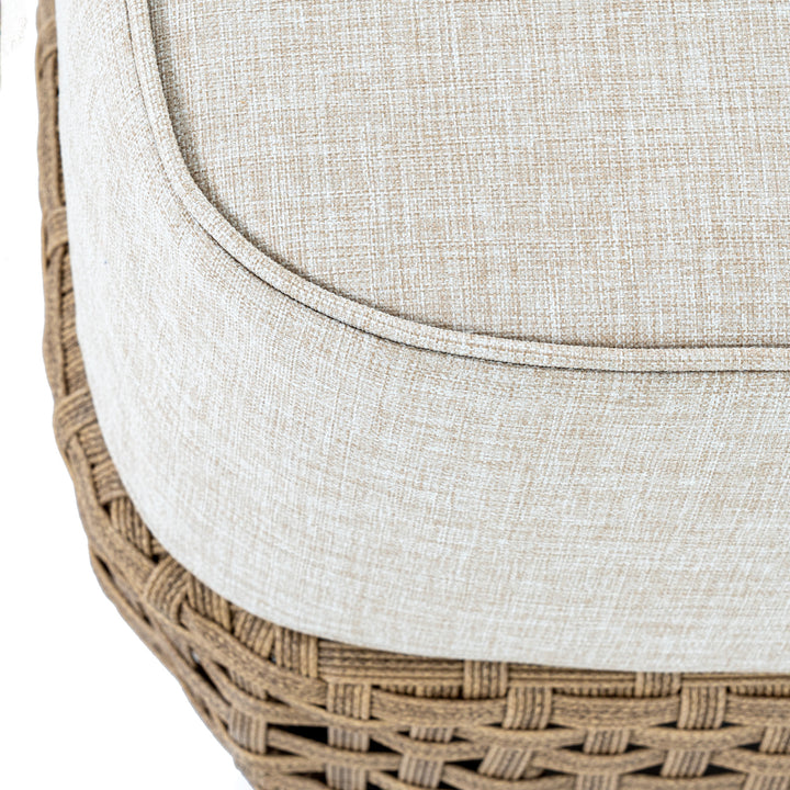 Bloom Collection Outdoor Footstool by Hill Interiors