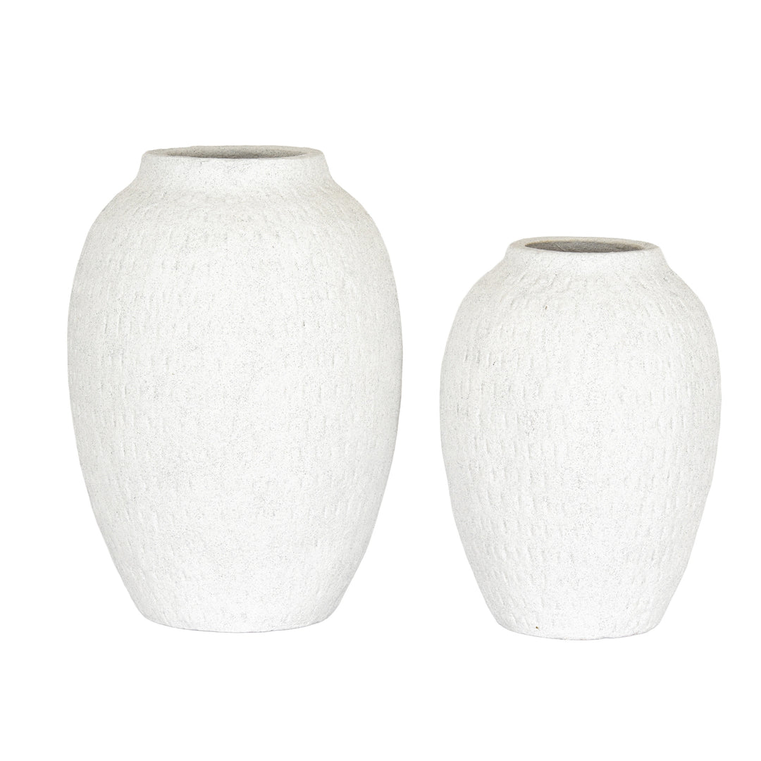 Ashen Large Tall Vase by Hill Interiors