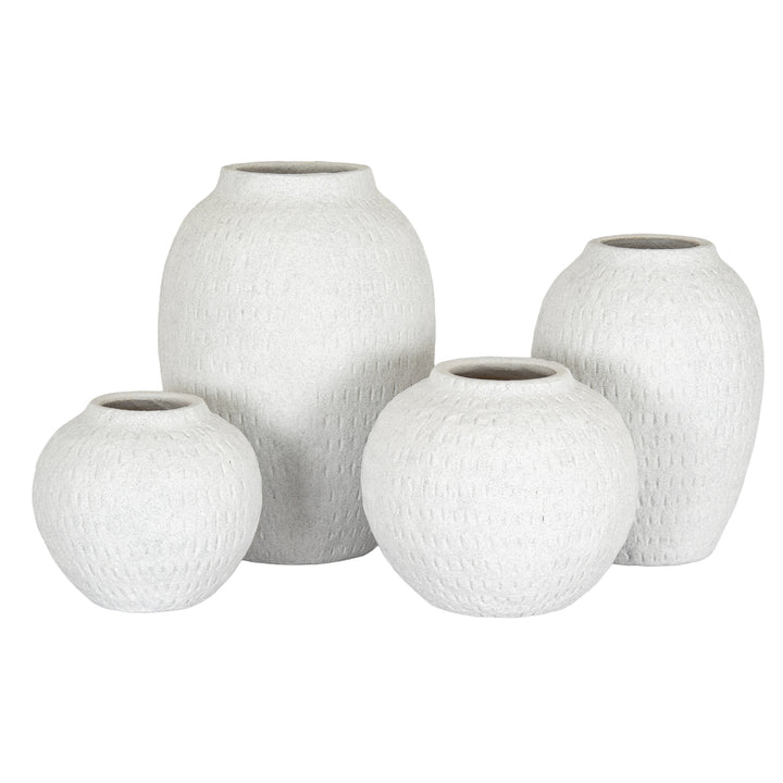 Ashen Medium Tall Vase by Hill Interiors
