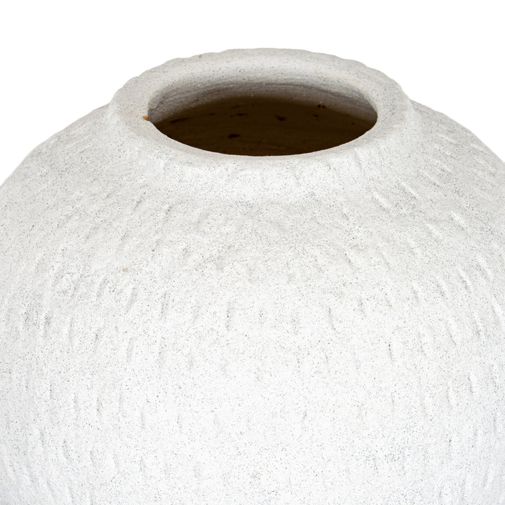 Ashen Large Round Vase by Hill Interiors
