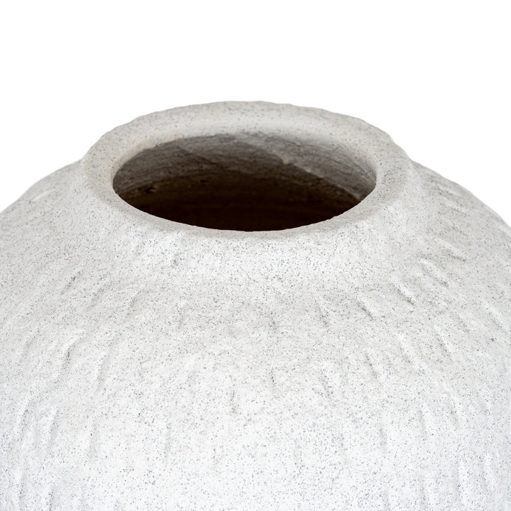 Ashen Medium Round Vase by Hill Interiors