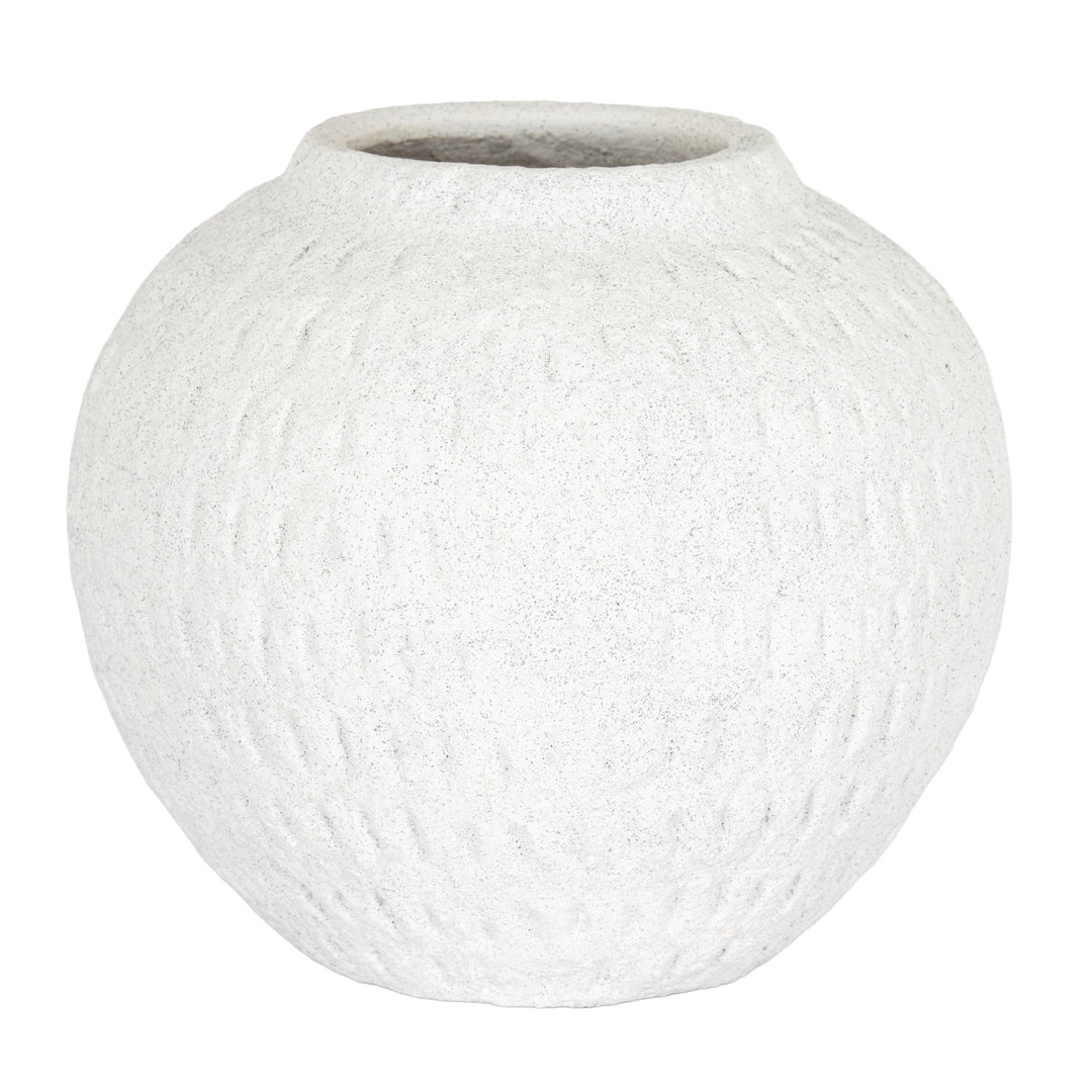 Ashen Medium Round Vase by Hill Interiors