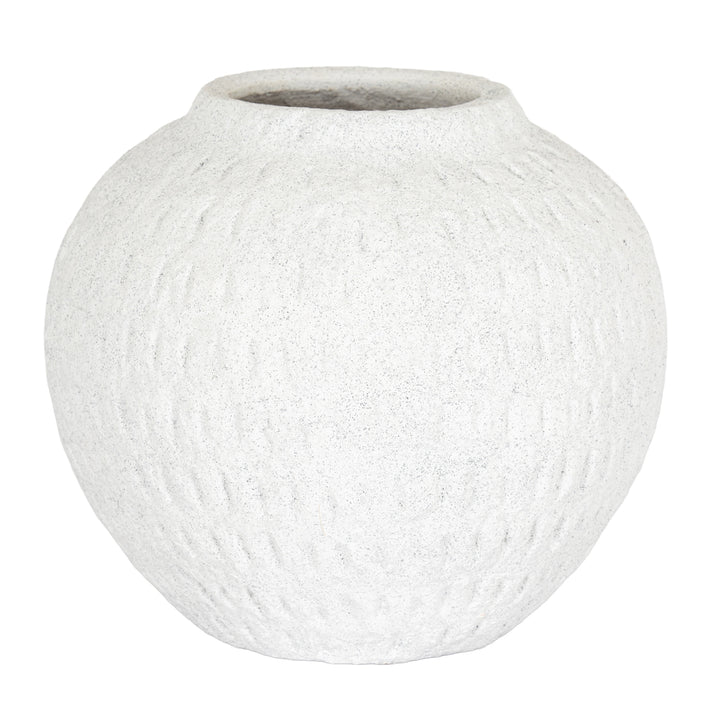 Ashen Medium Round Vase by Hill Interiors