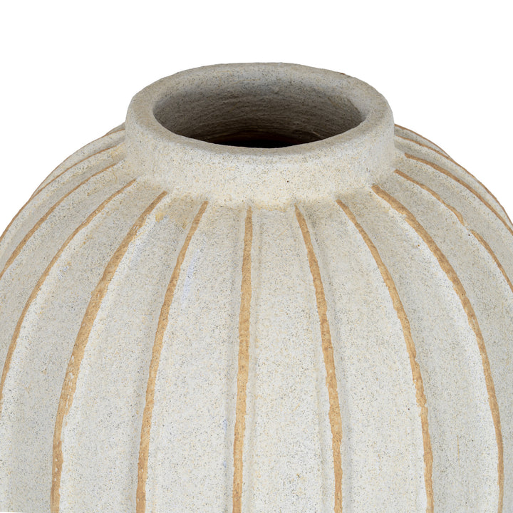 Grove Globe Ceramic Vase by Hill Interiors – view 3