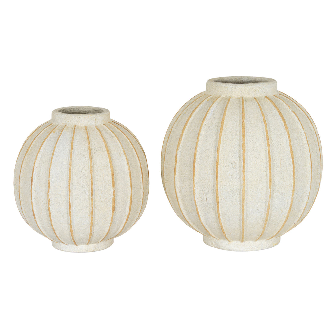 Grove Globe Ceramic Vase by Hill Interiors – view 5