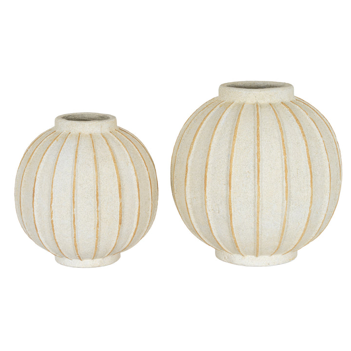 Grove Globe Ceramic Vase by Hill Interiors – view 5