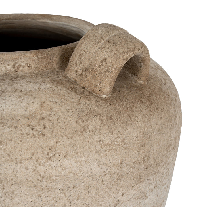 Terra Large Urn Vase With Handles by Hill Interiors
