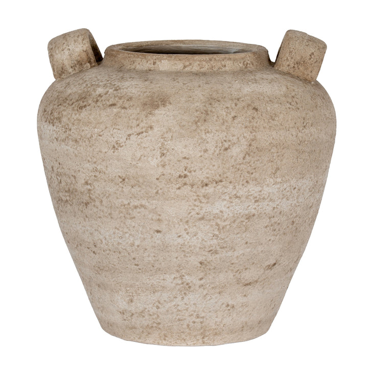 Terra Large Urn Vase With Handles by Hill Interiors