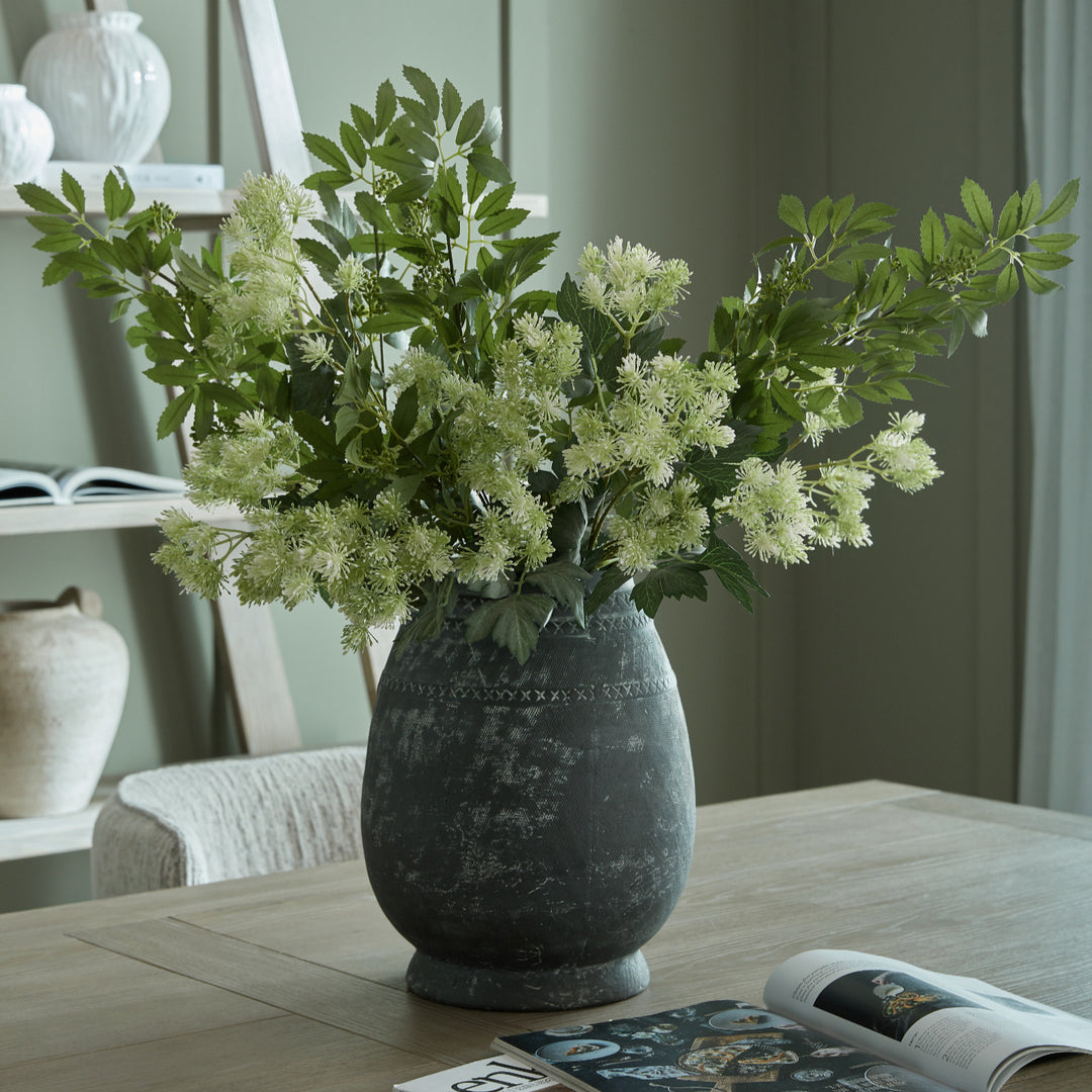 Etched Collection Tall Vase by Hill Interiors